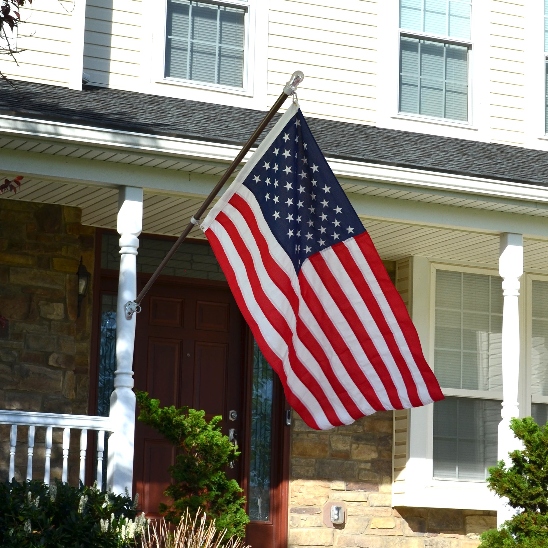 Prestige Series Flagpole Kit - Gates Flag & Banner